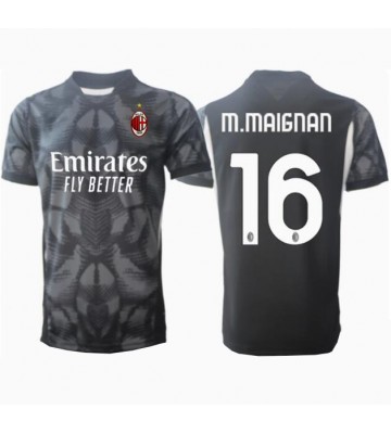 AC Milan Mike Maignan #16 Målmand Replika Hjemmebanetrøje 2024-25 Kortærmet